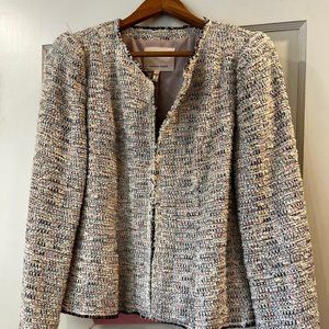 Rebecca Taylor Rainbow Tweed Jacket